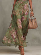 Livie | Maxivestido floral con cuello halter