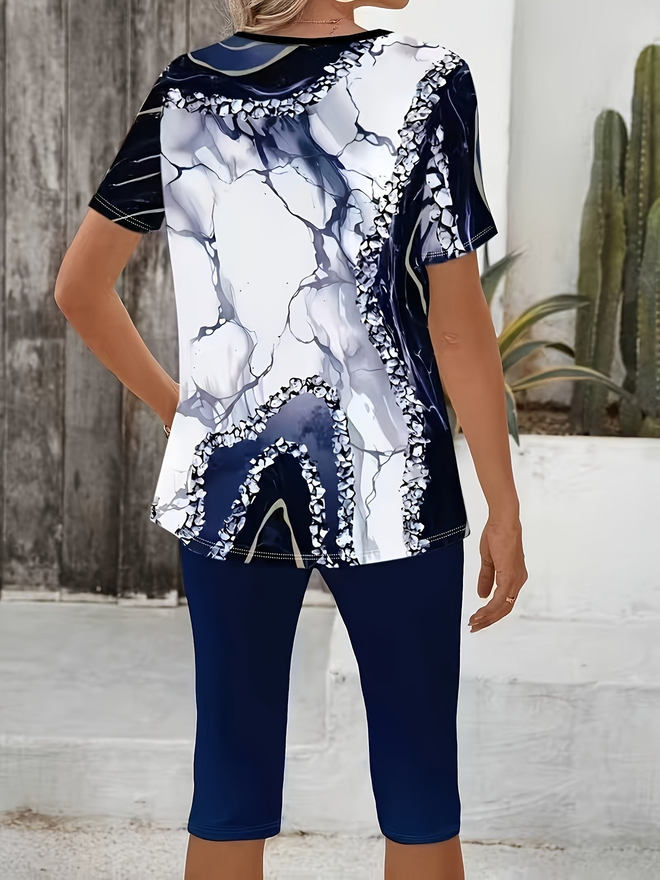 CONJUNTO ESTAMPADO PARA MUJER