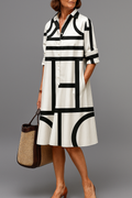 Annette | Elegante vestido midi