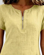 Victorielle Nova® | Vestido de algodón con cremallera