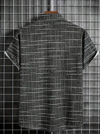 Azel | Camisa elegante de rayas y cuadros