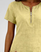 Victorielle Nova® | Vestido de algodón con cremallera