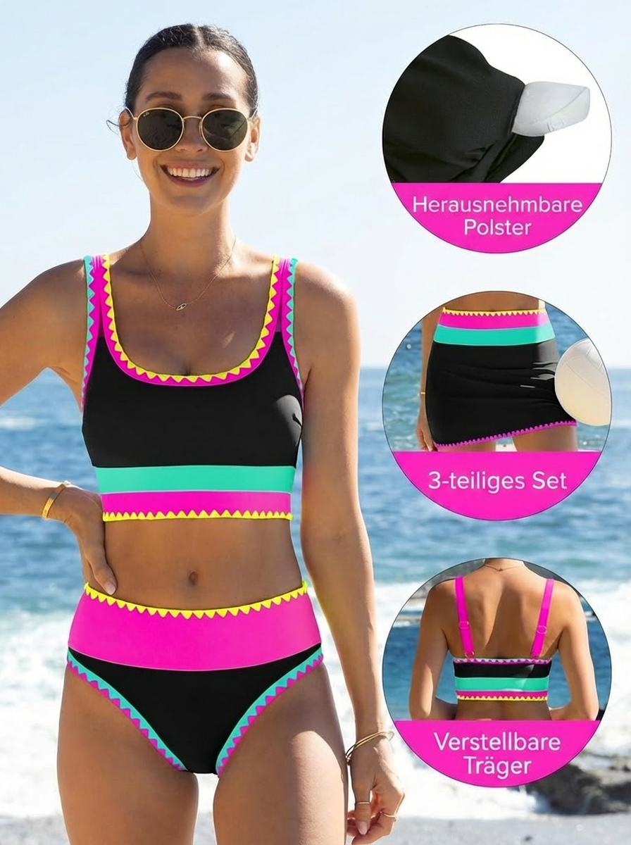 Lucy | Bikini de corte bajo con efecto inmediato