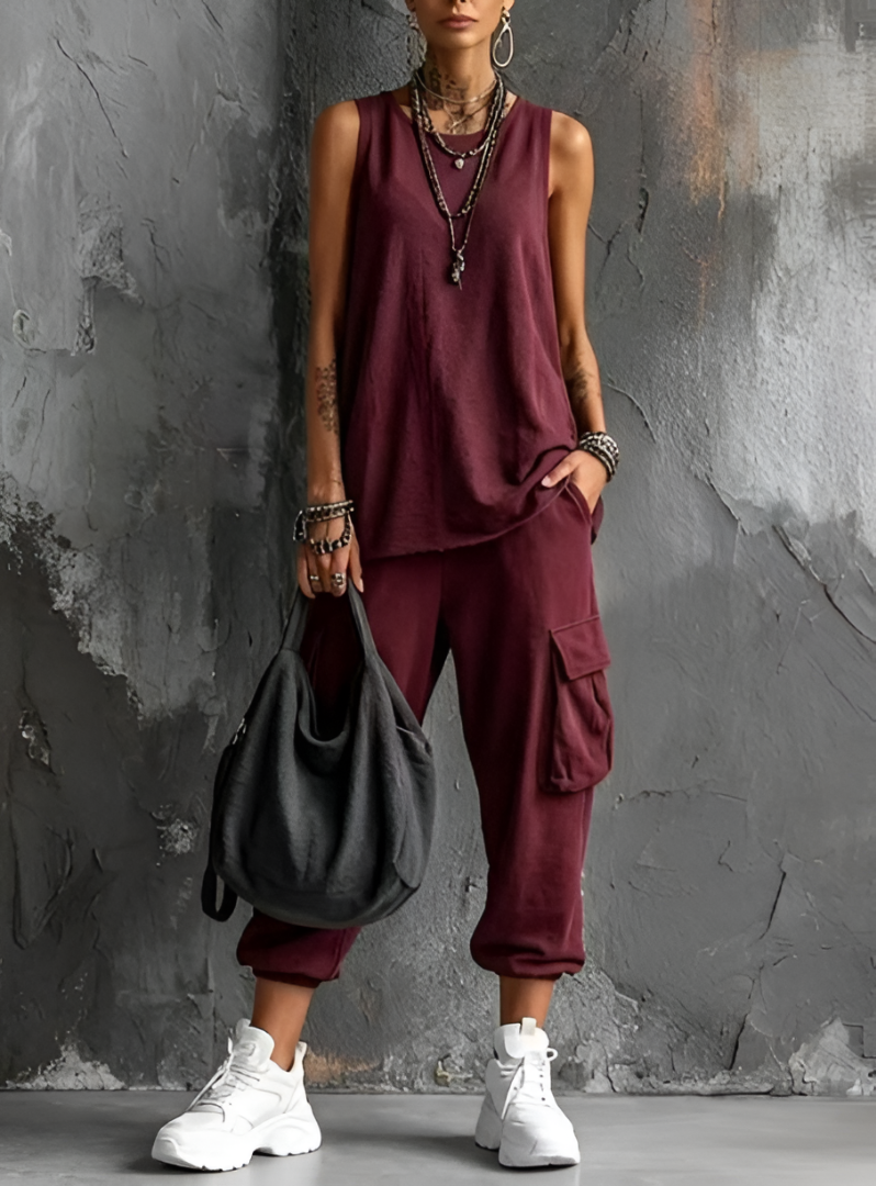 Noemi | Conjunto informal con un toque urbano