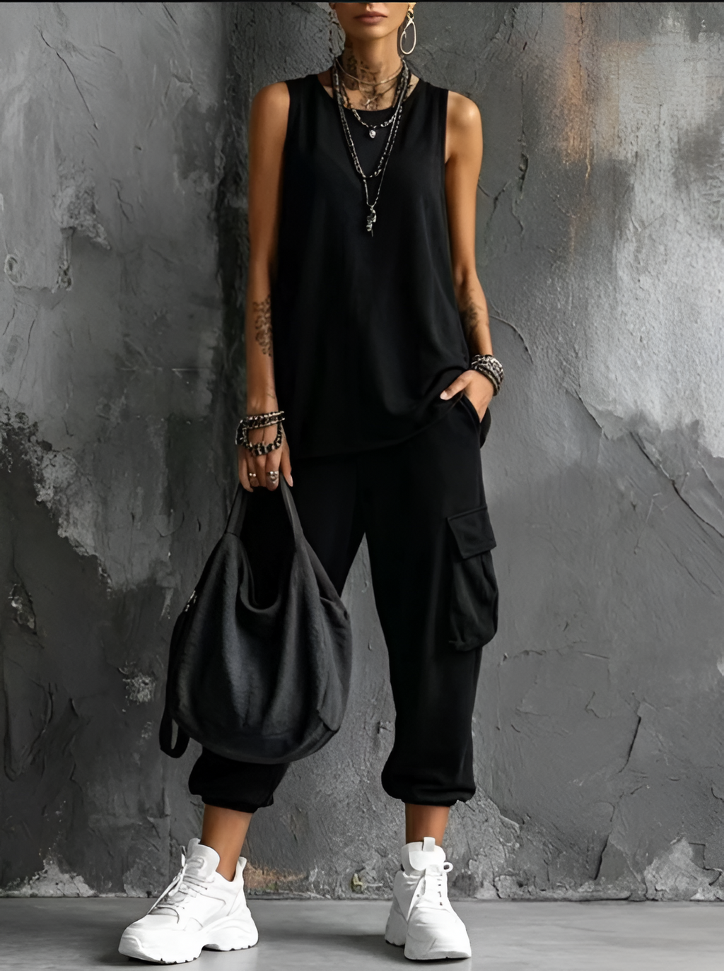 Noemi | Conjunto informal con un toque urbano