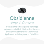 Colgante «Yin-Yang» de howlita y obsidiana negra