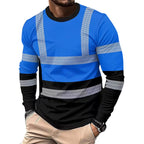 🏃‍♂️ Camiseta deportiva de manga larga para hombre – absorbe la humedad, con estampado discreto, para días activos