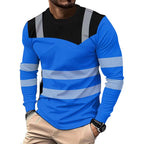 🏃‍♂️ Camiseta deportiva de manga larga para hombre – absorbe la humedad, con estampado discreto, para días activos