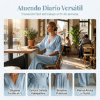 Mono de Pierna Ancha con Cuello en V y Cintura Alta para Mujer